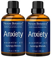 Anxiety Essential Oil Blend 30 ml Set of 2 - Diffuses Stress Away, Stress Relief Essential Oil - Relaxation, Calming Essential Oils - Can be Used for Aromatherapy and Diffuser from Nexon Botanics