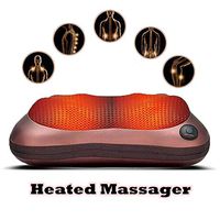 Shiatsu Back and Neck Massager with Heat, Electric Infrared Kneading Massage Pillow