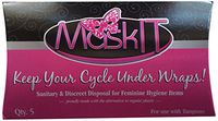 MaskIT Travel Pack Pouches, Small Box-for use with Tampons, 5 Count