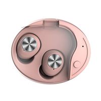 ZTY66 Mini True Wireless Bluetooth 5.0 Earbuds Headset in Ear Stereo Headphones (Rose Gold)