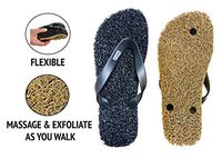 Acupressure Massage Slippers Reflexology Foot Massager and Foot Scrubber. Massage Sandals Relaxation Helps with: Plantar Fasciitis, Heel Spur Relief, Arch Pain and Many Other Foot Pain. (12/13)