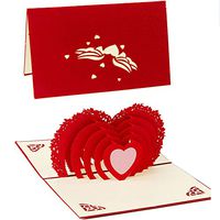 3D Card Greeting Card Heart To Heart Anniversary Valentine Birthday Thank You Christmas