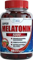 Melatonin Gummies 5mg Chewable Gummy - Adults and Kids Great Tasting Instant Release Sleeping Pills Supplement Plus Works Over Time Best Childrens Sleep Aid (1 Pack)