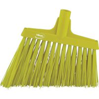 Vikan 29146 Heavy Duty Sweep Floor Broom Head, PET Bristle, Polypropylene Block, 11", Yellow