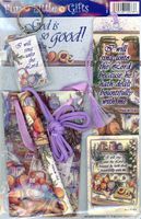 Peach Basket Bounty "God is so good!" (Magnet, Bookmark, Pen, Keychain, Gift Bag) Gift Set #12973