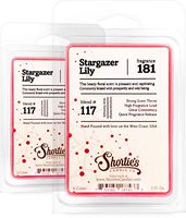 Shortie's Candle Company Stargazer Lily Wax Melts Multi Pack - 2 Highly Scented Bars - Made with Natural Oils - Flower & Floral Air Freshener Cubes Collection