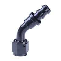 EVIL ENERGY 10AN 45 Degree Push Lock Hose Fitting End Black