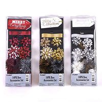 Christmas Gift Tags and Bows Accessories Sets by FLOMO
