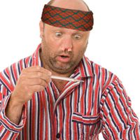 Relaxso Migraine Hot/Cold Therapy Gel Head Wrap, Kelly Crimson Cloud