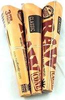Raw Classic Cones King Size 3 Pack, 3 Cones Per Pack
