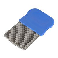 Ezy Dose Kids Lice and Eggs Comb | Hair Care for Baby, Toddler, Adult | Stainless Steel Pin Teeth