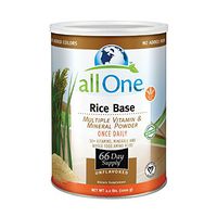 allOne Rice Base Multiple Vitamin & Mineral Powder | Once Daily Multivitamin, Mineral & Whole Food Amino Acid Supplement w/6g Protein | 66 Servings