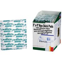 Nonstick Pad, Sterile, 4in L x 3in W, PK50