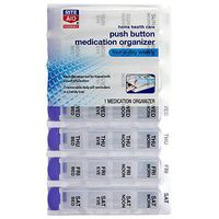 Rite Aid One-Day-at-A-Time Weekly Medication Organizer Tray, Medium 1 ea