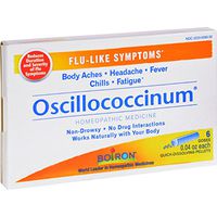 Oscillococcinum Natural Flu Relief - Single Dosage Tubes, 6 ea