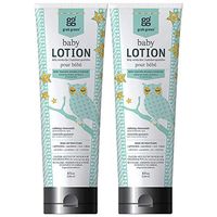 Grab Green 99% Natural Baby Lotion, Calming Chamomile Fragrance—with Essential Oils, 8 fl oz (2-Pack), Plant-Based & Biodegradable, Daily Moisturizer