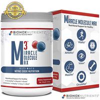 BioNox Nutrients M3 Miracle Molecule Max - Heart Health Nitric Oxide Powder - L Arginine Plus L Citrulline with Beets - No Caffeine, Blood Pressure Support Supplement - Great Taste 30 Days