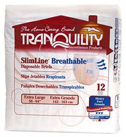 Tranquility SlimLine Breathable Adult Disposable Brief - XL - 12 ct
