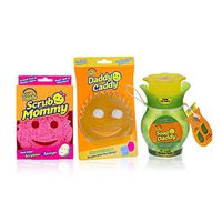 Scrub Daddy Daddy Caddy, Scrub Mommy, Soap Daddy Bundle 1 ea