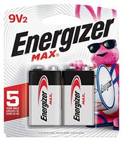 Energizer Max 9V Batteries, Premium Alkaline 9 Volt Batteries (2 Battery Count)