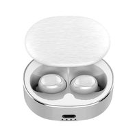 Sports Headsets, Invisible Bluetooth Earphones Noise Cancelling Touch Control Super Bass In Ear Earbuds Mini Headset with Mic Charging Box for Office Travel Samsung Note 9 (White) Boens