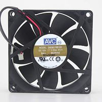 For AVC DS08015B12H 12V 0.50A 8015 8cm CPU cooling fan (Two-wire)