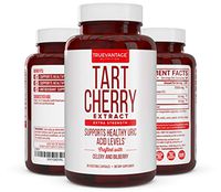 Extra Strength Tart Cherry Extract 1500mg Plus Celery Seed and Bilberry Extract -Anti Inflammatory, Antioxidant Supplement, Uric Acid Support, Muscle Recovery and Joint Pain -90 Veggie Capsules​…
