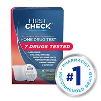 First Check at Home Drug Test Cup Kit, 7 Drug Panel, 1 Count