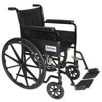 Venture Standard Wheelchair, 18"W x 16"D, Fixed Arms, Swingaway Footrests