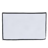 Iumer Foldable 16:9 Projector 60 72 inch White Projection Screen For HD Projector Home Theater Cinema Movies Party
