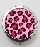 BlackKey Leopard Print Pattern 3-Compartment Decorative Pocket Gift Box Case Organizer for Pill, Color 1 -1328