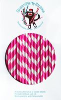 Paper Straws Box of 144 Hot Pink
