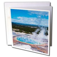 Grand Prismatic Geyser, Yellowstone, Wyoming - Greeting Cards, 6 x 6 inches, set of 12 (gc_206794_2)