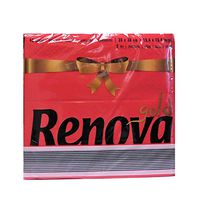 Renova Gold Napkin- Red (40 Count) 8019088