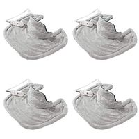 Sunbeam Heating Pad for Neck & Shoulder Pain Relief | Standard Size Renue, 4 Heat Settings with Auto-Off | Grey, 22-Inch x 19-Inch(Pack of 4)