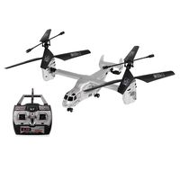 Goolsky Remote Control Osprey Helicopter 2.4G 4CH Dual Axis RC Drone with Double Gyro and Headlamp for Cool Kids' Toy