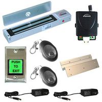 FPC-5013-VS One door Access Control Visionis Inswinging door 600lbs Electromagnetic lock kit with wireless receiver and remote kit