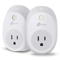 TP-Link 2.4 GHz Wi-Fi Smart Plug Voice Control Accessory Kit, 4 Pack | HS100