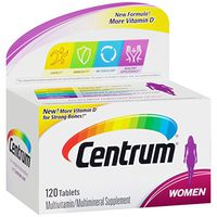 Centrum Women (120 Count) Multivitamin / Multimineral Supplement Tablet, Vitamin D3