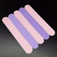Renovatio Store - Promotion 100pcs/lot Pink&Purple Double Color 85mm Nail Files Wood Nail File Disposable Manicure Tools for Nail