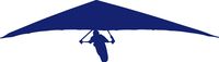 hBARSCI Hang Glider - 5 Inches - for Cars, Trucks, Windows, Laptops, Tablets, Outdoor-Grade 2.5mil Thick Vinyl - Cobalt Blue