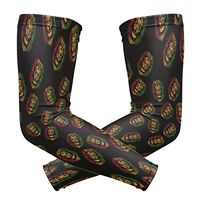 Anyangquji Rasta Lion Print Arm Sleeve Protectiv for Man Elbow Brace for Arthritis (1 Pair)