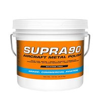 Supra90 Aircraft Metal Polish (10lb) for Airplane Painted Surfaces - Removes Jet Blast & Fuel Stains, Meets Boeing and Airbus Requirements