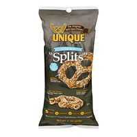 Unique Pretzels - Extra Salt Splits Pretzels, Delicious Vegan Snack Pretzels with Extra Salt, Large OU Kosher Pretzels Individual Pack, 11 Oz Bags, 3 Pack