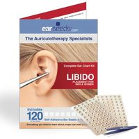 Libido Ear Seed Kit- 120 Ear Seeds, Stainless Steel Tweezer