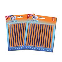 SANI 360° Sani Sticks Drain Cleaner and Deodorizer | Non-Toxic, Enzyme Formula to Eliminate Odors and Helps Prevent Clogged Drains | Septic Tank Safe | 24 Pack, Orange