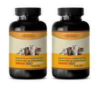 BEST PET SUPPLIES LLC urinary tract infection cat food - CAT URINARY TRACT SUPPORT - ADVANCED NATURAL URINARY COMPLEX - CHEWABLE TREAT - cat urinary health - 180 Chews (2 Bottle)