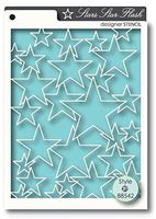 Memory Box Stencil - Star Flash