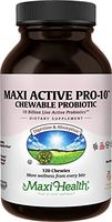 Maxi Health Active Pro-10 Chewable Probiotic, Healthy Digestive Flora, 120 Count