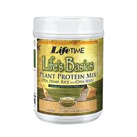 Lifetime Life’s Basics Plant Based Protein Powder, Natural Vanilla, 1.22lb